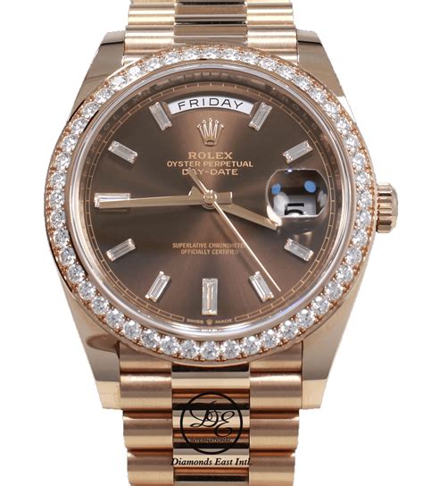 pre owned rolex president 40mm|rolex presidential diamond bezel price.